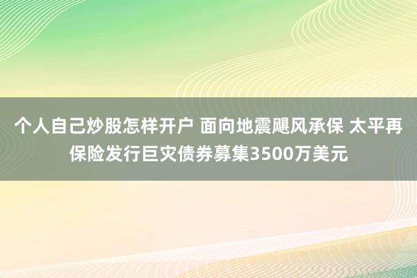个人自己炒股怎样开户 面向地震飓风承保 太平再保险发行巨灾债券募集3500万美元