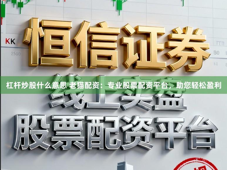 杠杆炒股什么意思 老猫配资：专业股票配资平台，助您轻松盈利