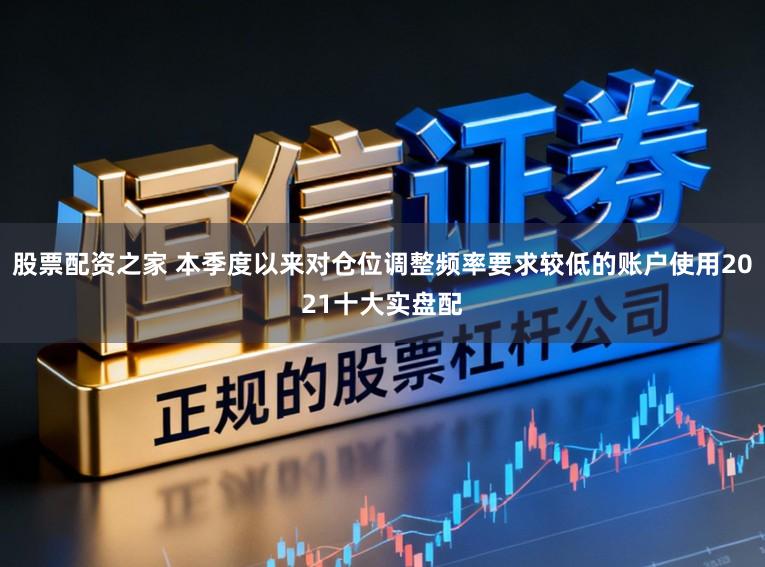 股票配资之家 本季度以来对仓位调整频率要求较低的账户使用2021十大实盘配
