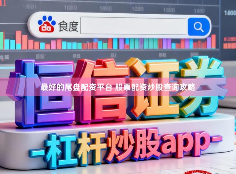 最好的尾盘配资平台 股票配资炒股查询攻略